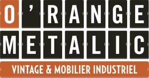 Orange Metalic Mobilier Industriel Paris île de France