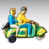 Jouet Ancien Technofix – Scooter En Plomb – Années 1950 – Collection