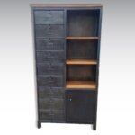 colonne acier avec etageres