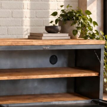 meuble-tv-vestiaire-industriel-metal-passe-cable